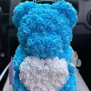 Oso 500 mini rosas en foamy