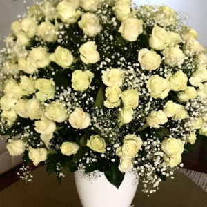 Copón de Nieve x150 rosas